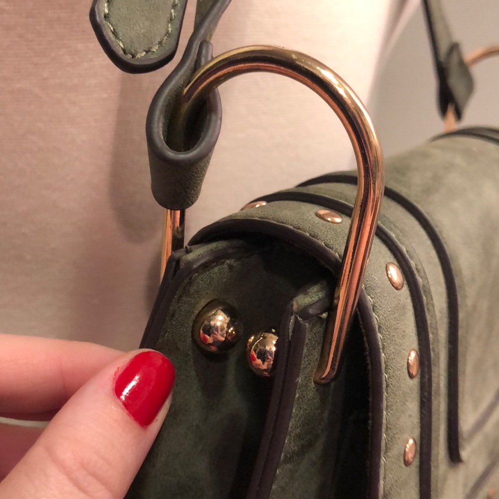 Franco Sarto Green Crossbody Tassel Bag - Picture 7 of 7